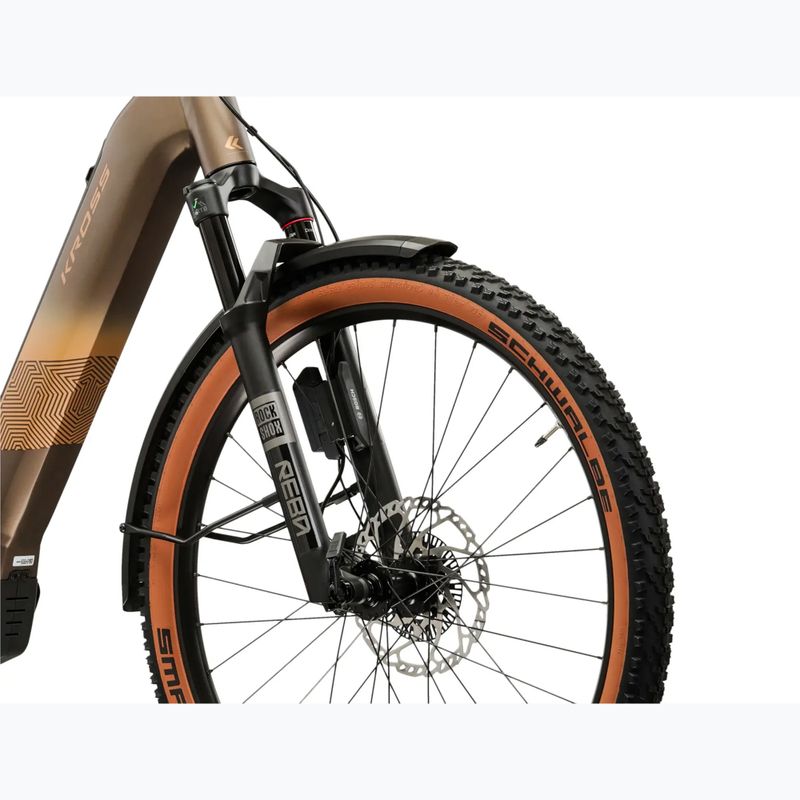 Electric bike KROSS Influx Suv Hyb 6.0 29 el. 800 Wh grey/gold/matte 6