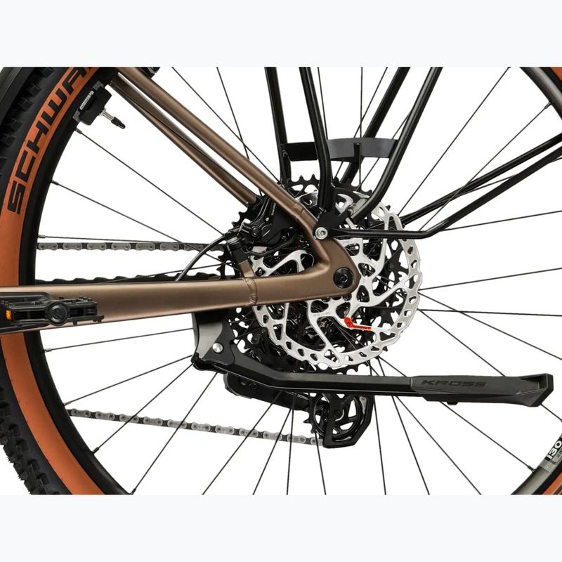 Electric bike KROSS Influx Suv Hyb 6.0 29 el. 800 Wh grey/gold/matte 11