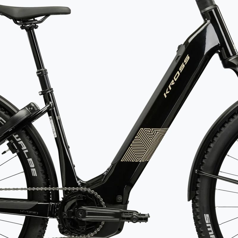 Electric bike KROSS Influx Suv Hyb 4.0 800 29 el .black/beige/shine 3