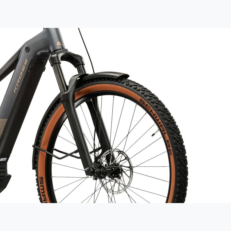 Electric bike KROSS Influx Suv Hyb 4.0 800 29 el. graphite/gold/matte 6