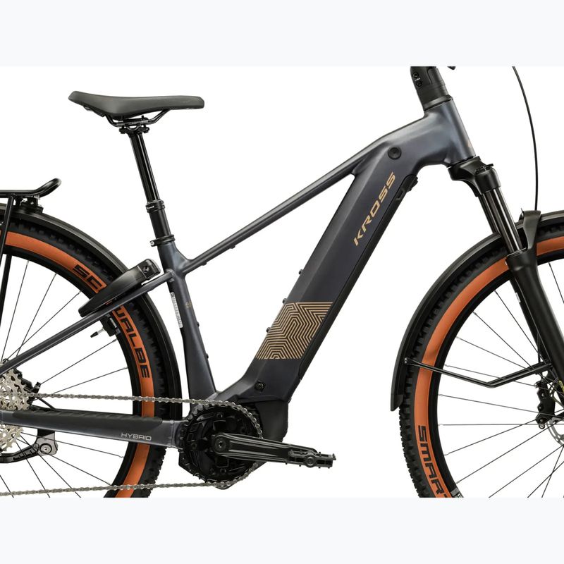 Electric bike KROSS Influx Suv Hyb 4.0 800 29 el. graphite/gold/matte 13