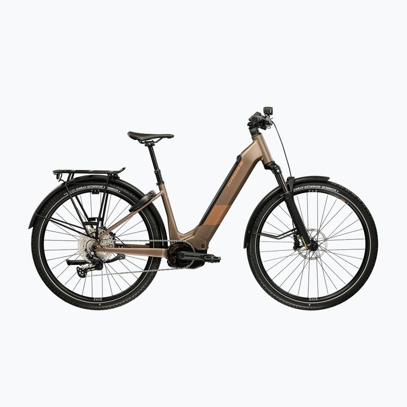 Electric bike KROSS Influx Suv Hyb 4.0 800 27.5 el. grey/copper/matte