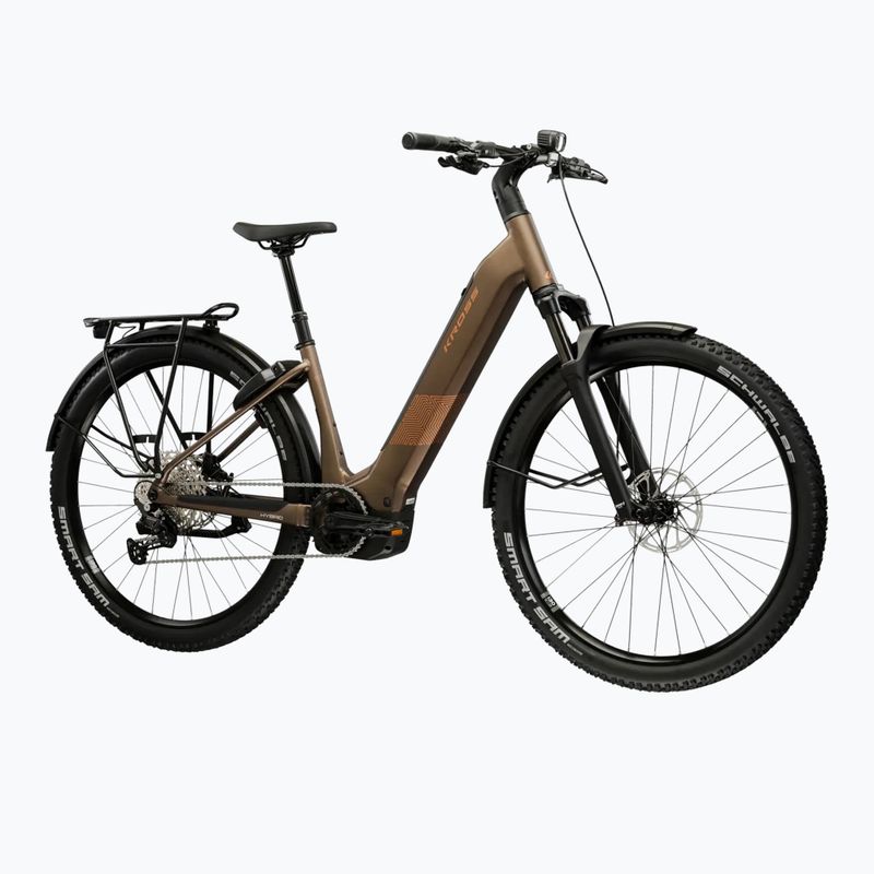 Electric bike KROSS Influx Suv Hyb 4.0 800 27.5 el. grey/copper/matte 2