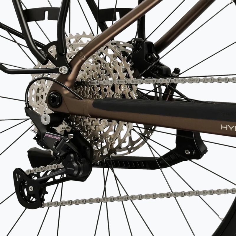 Electric bike KROSS Influx Suv Hyb 4.0 800 27.5 el. grey/copper/matte 9