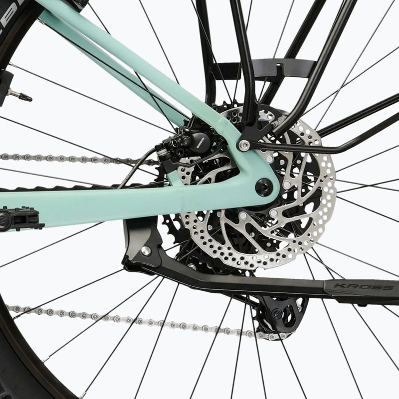 Electric bike KROSS Influx Suv Hyb 3.0 29 el. 800 Wh green/green/matte 11