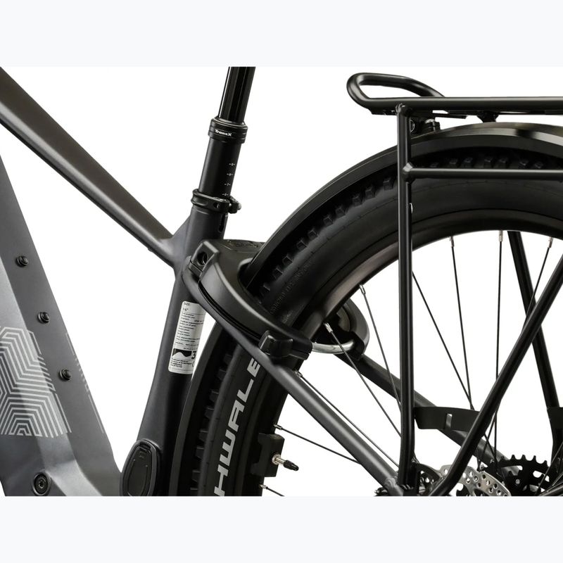 Electric bike KROSS Influx Suv Hyb 3.0 29 el. 800 Wh graphite/silver/matte 12