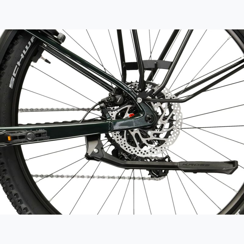 Electric bike KROSS Influx Suv Hyb 2.0 600Wh green/silver/shine 11