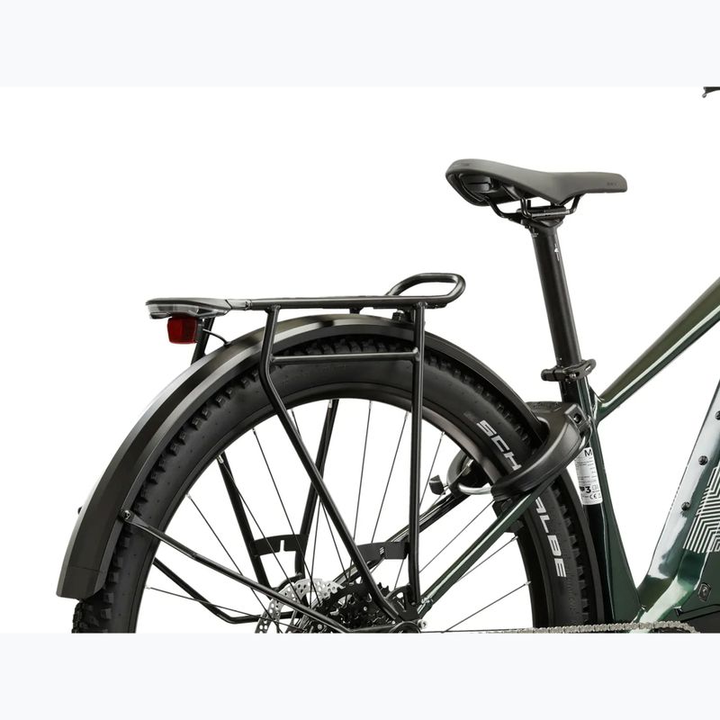 Electric bike KROSS Influx Suv Hyb 2.0 600Wh green/silver/shine 14