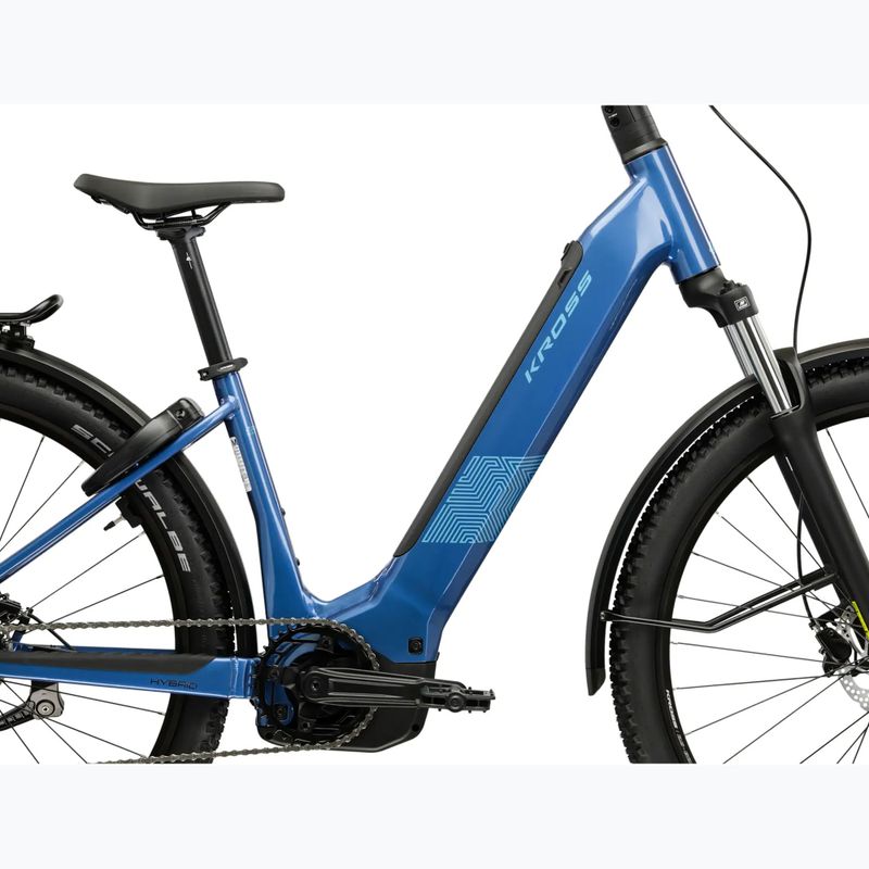 Electric bike KROSS Influx Suv Hyb 2.0 600 29 el. blue/blue/shine 13