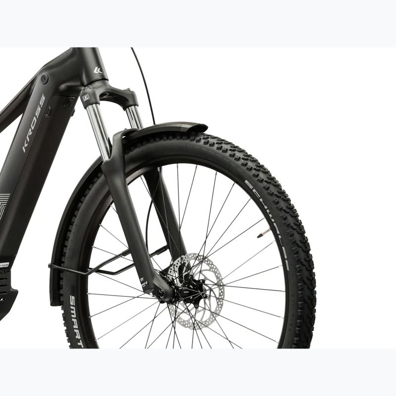 Electric bike KROSS Influx Suv Hyb 2.0 600 29 el. black/silver/matte 6