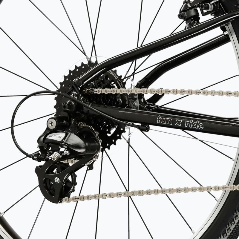 Children's bike KROSS Liftie 24 black/silver/shine 7