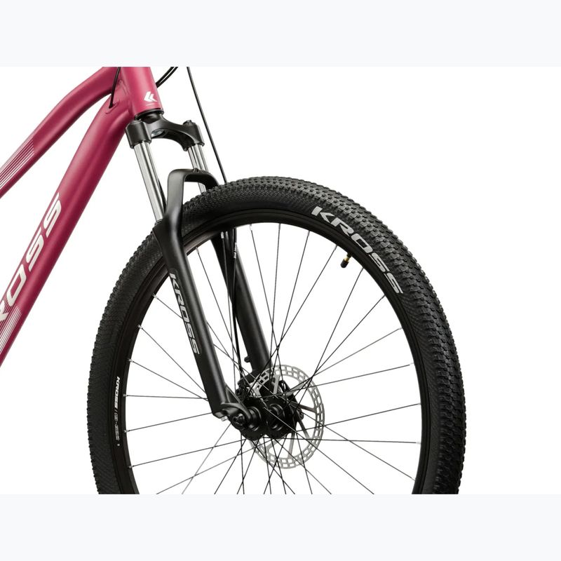 Women's mountain bike KROSS Lea 2.0 W 29 pink/silver/matte 6
