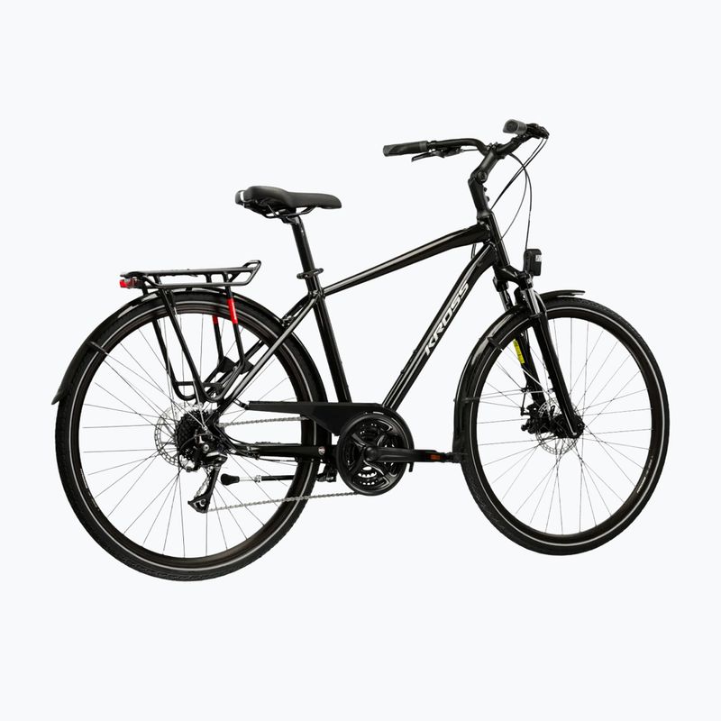 Trekking bike KROSS Trans 3.0 black/grey/shine 3