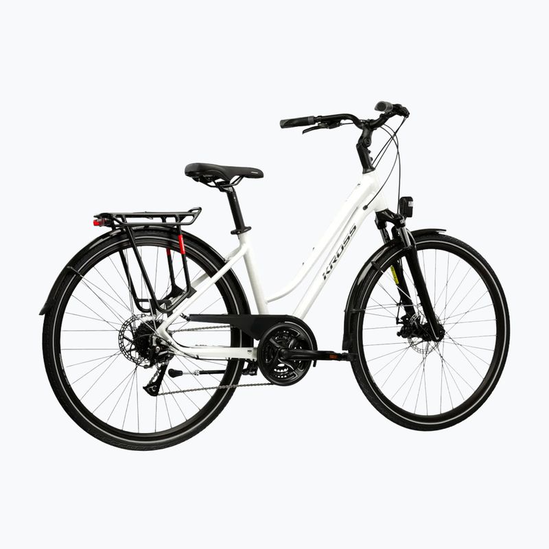 Women's trekking bike KROSS Trans 3.0 W pearl/black/shine 3