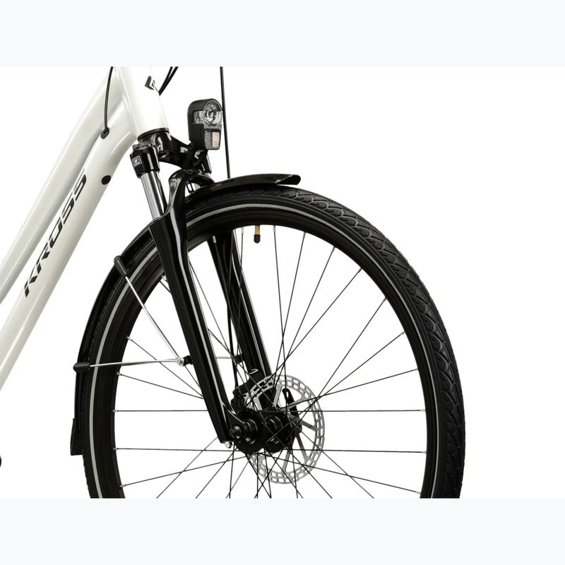 Women's trekking bike KROSS Trans 3.0 W pearl/black/shine 5