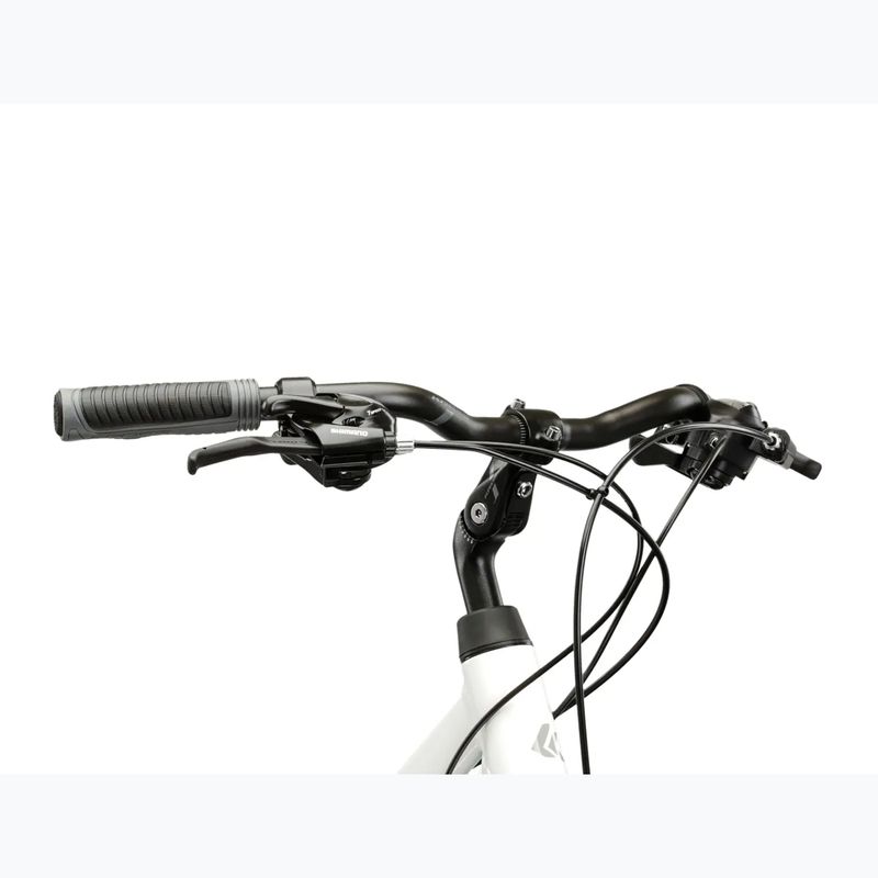 Women's trekking bike KROSS Trans 1.0 W white/grey/shine 4