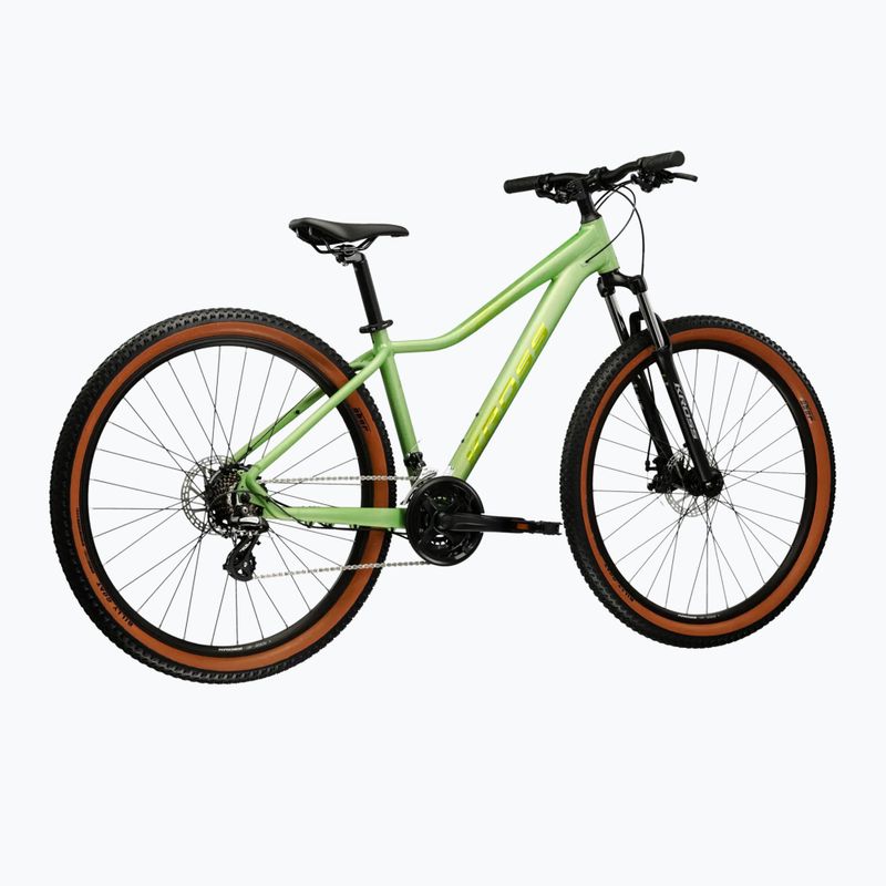 Women's mountain bike KROSS Lea X200 W 29 green/green/matte 3