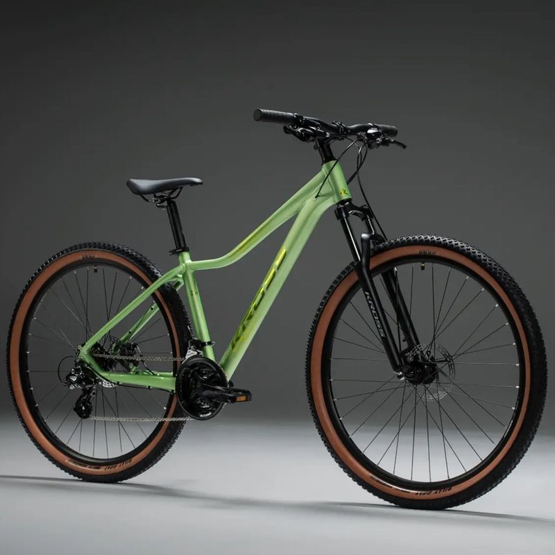 Women's mountain bike KROSS Lea X200 W 29 green/green/matte 10