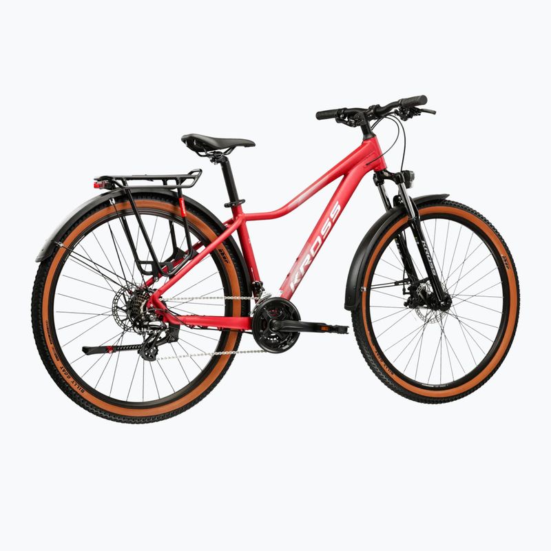 Women's mountain bike KROSS Lea X200 Eq W 29 pink/silver/matte 3