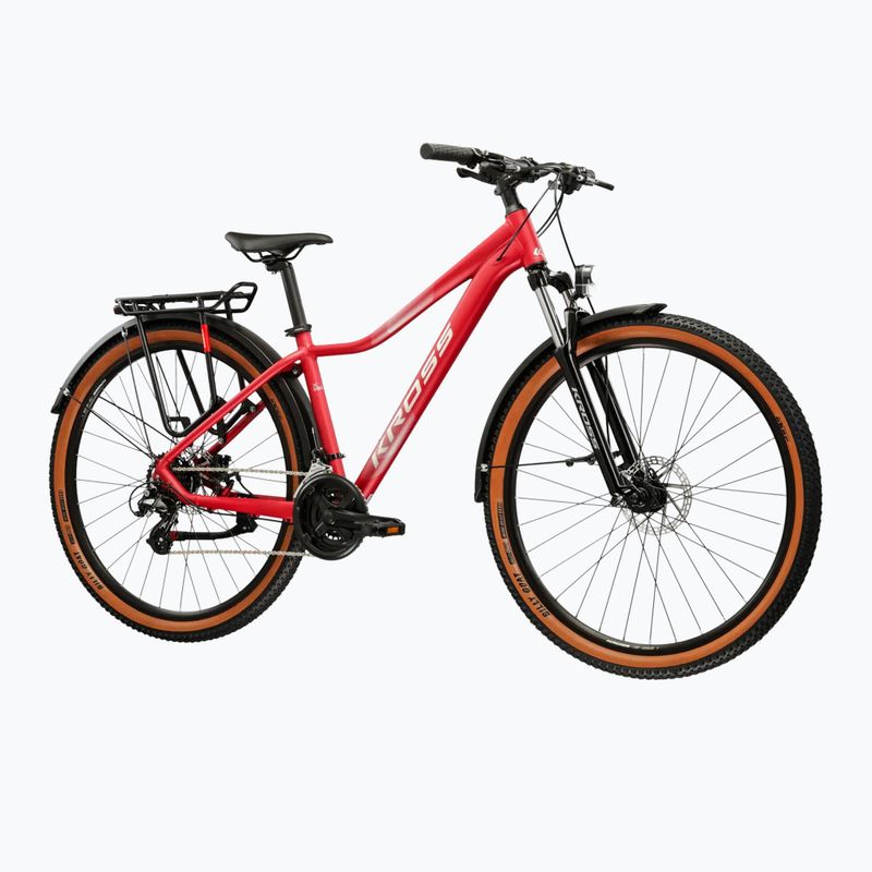 Women's mountain bike KROSS Lea X200 Eq W 27.5 pink/silver/matte 2