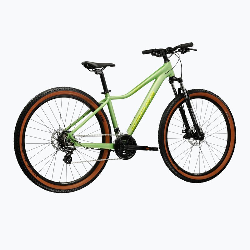 Women's mountain bike KROSS Lea X200 W 27.5 green/green/matte 3
