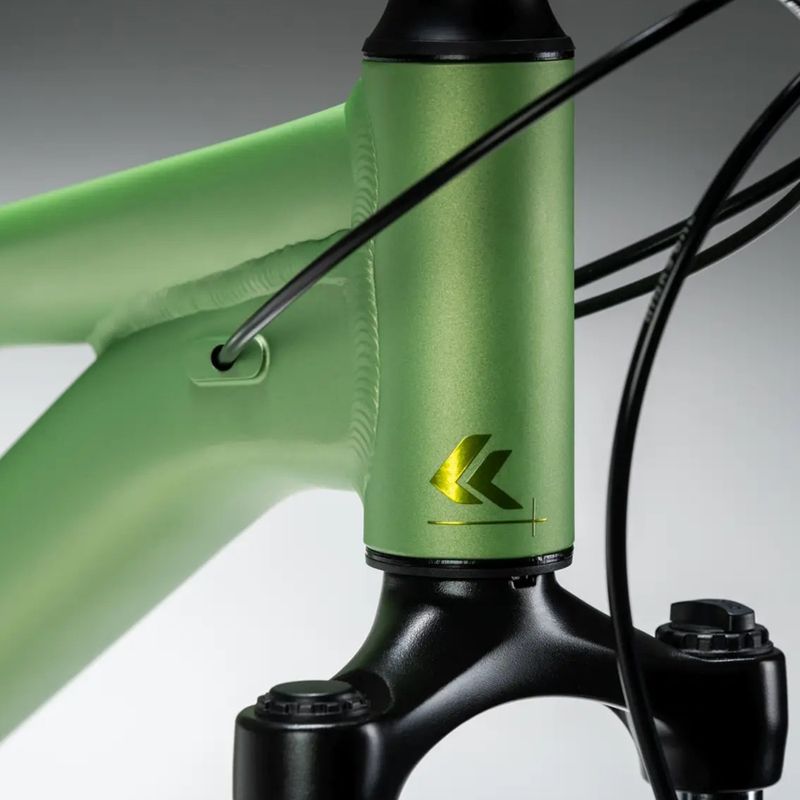 Women's mountain bike KROSS Lea X200 W 27.5 green/green/matte 14
