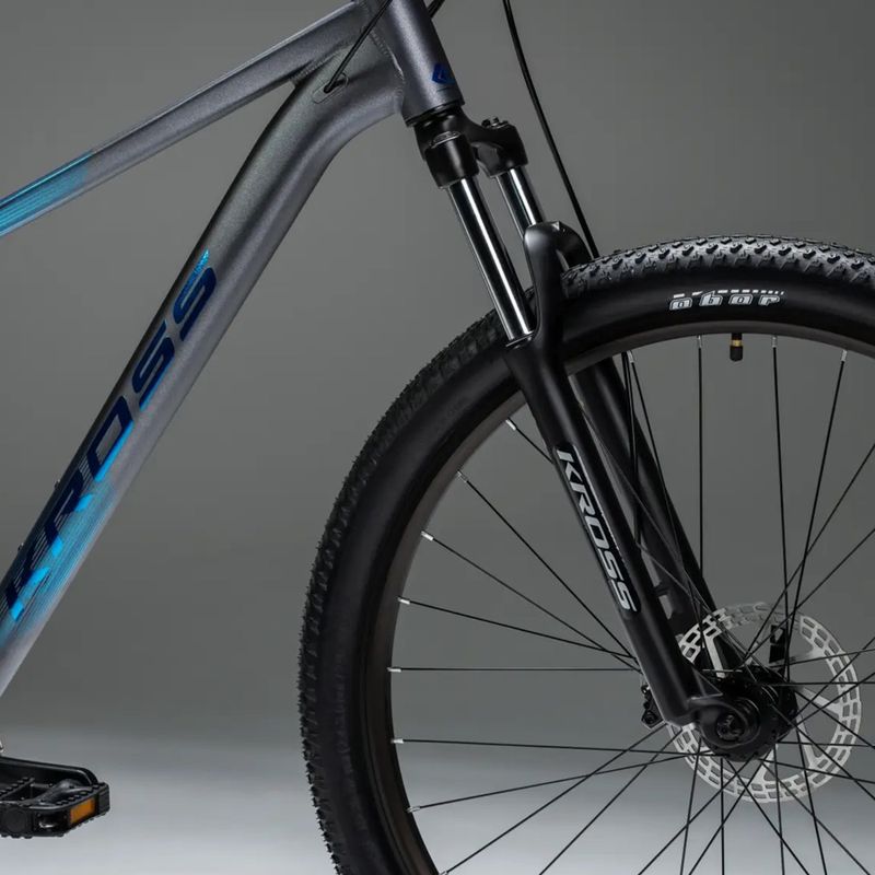 Mountain bike KROSS Hexagon X200 29" grey/blue/mat 17