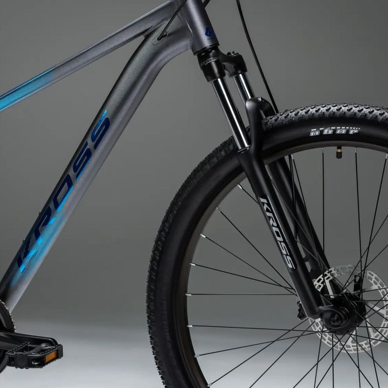 Mountain bike KROSS Hexagon X200 27,5" grey/blue/mat 19
