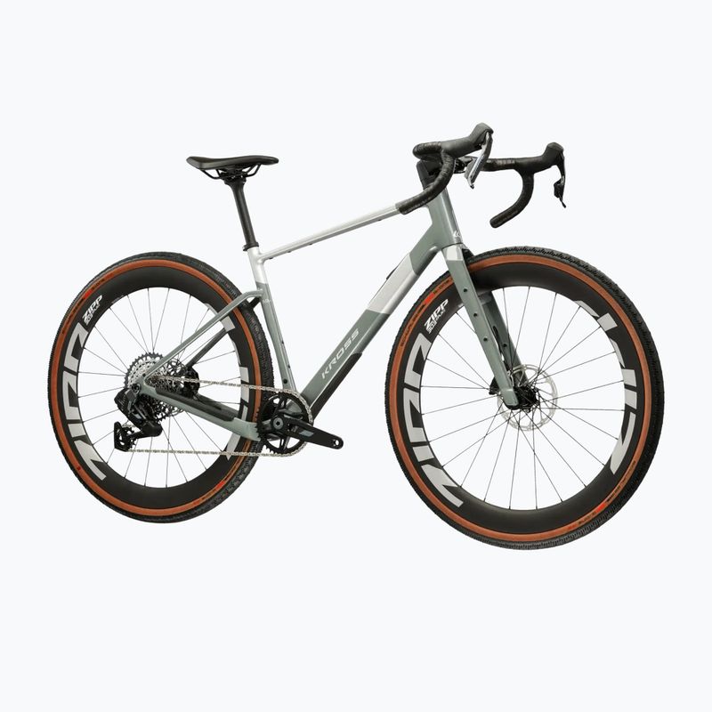 Gravel bike KROSS Esker ADV 3.0 green/grey/silver/mat 2