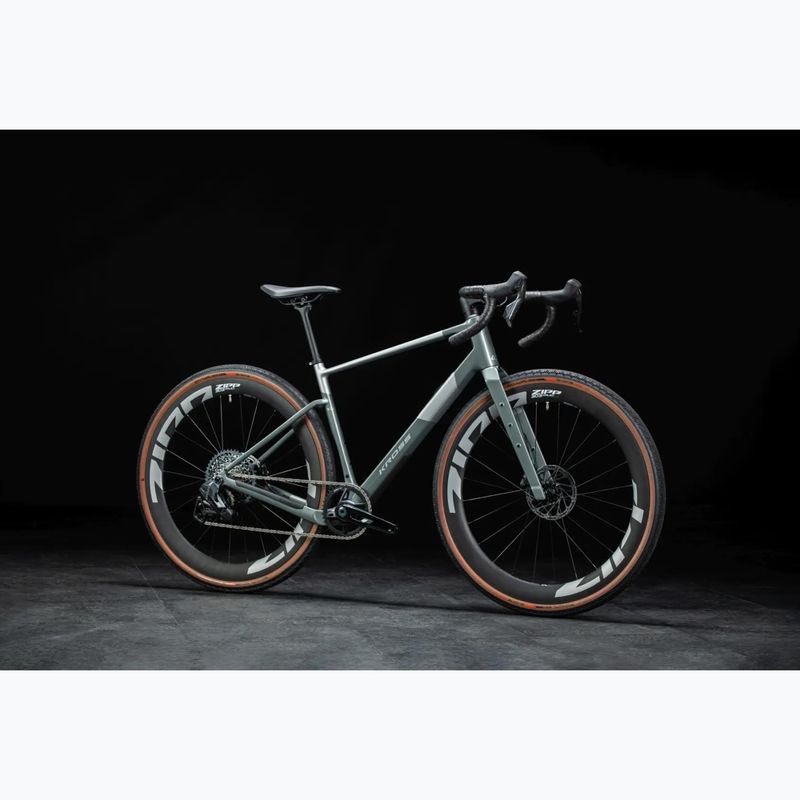 Gravel bike KROSS Esker ADV 3.0 green/grey/silver/mat 14
