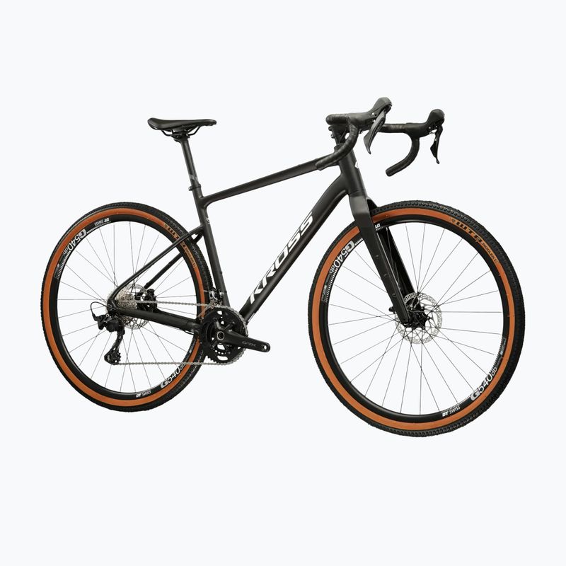 Gravel bike KROSS Esker 6.0 black/white/mat/shine 2