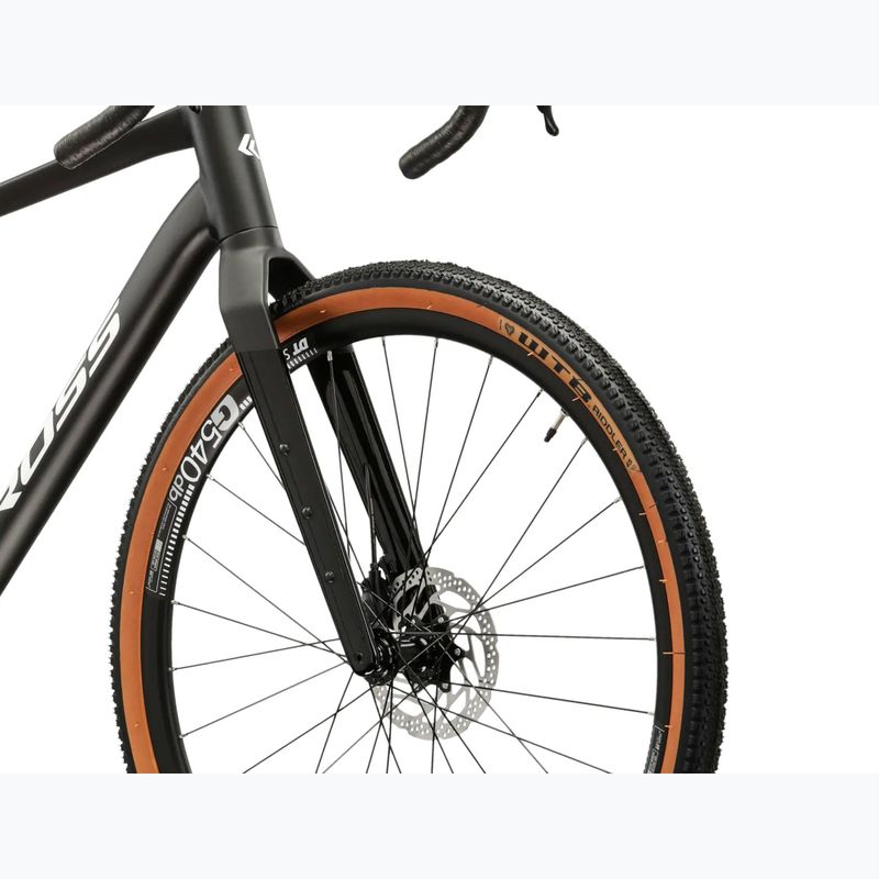 Gravel bike KROSS Esker 6.0 black/white/mat/shine 7
