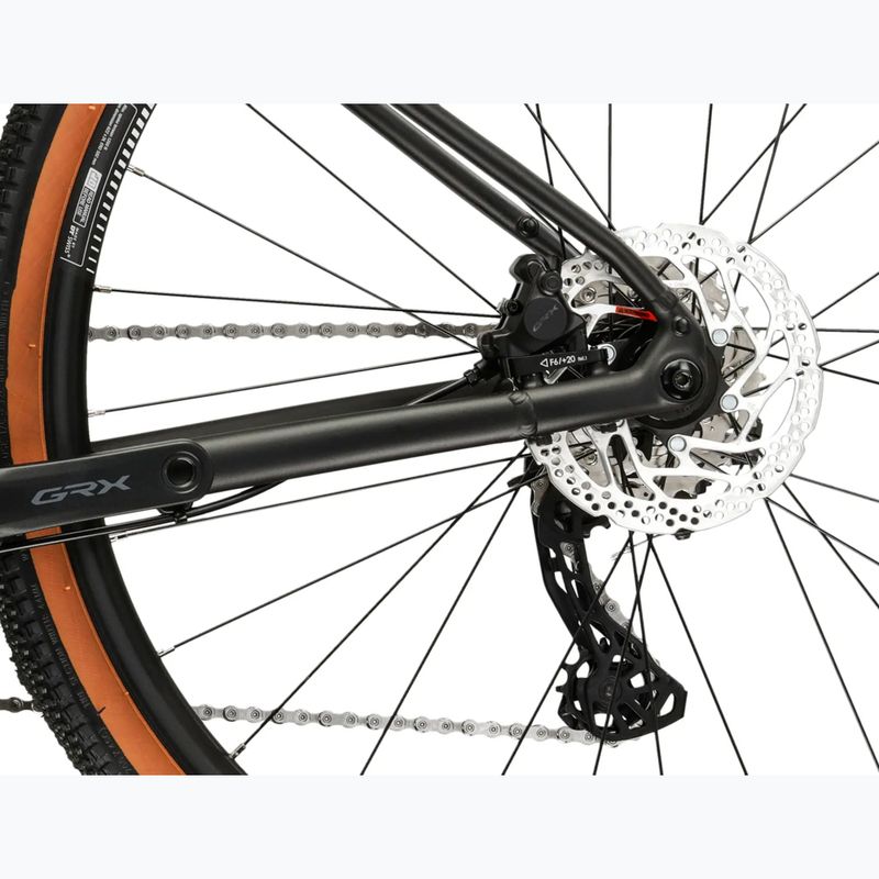 Gravel bike KROSS Esker 6.0 black/white/mat/shine 11
