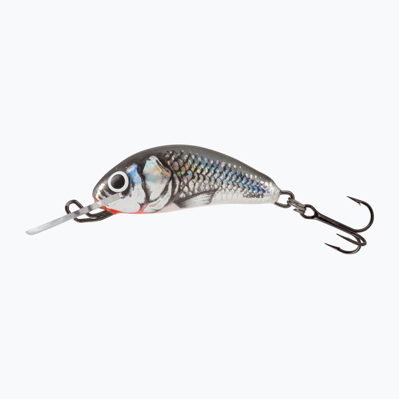 Salmo Hornet FL holographic grey shiner wobbler QHT015
