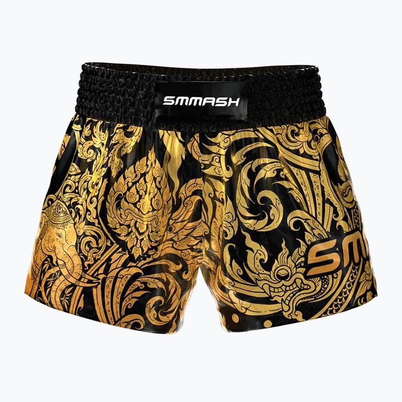 SMMASH Muay Thai Story 2.0 men's training shorts gold SHC5-012