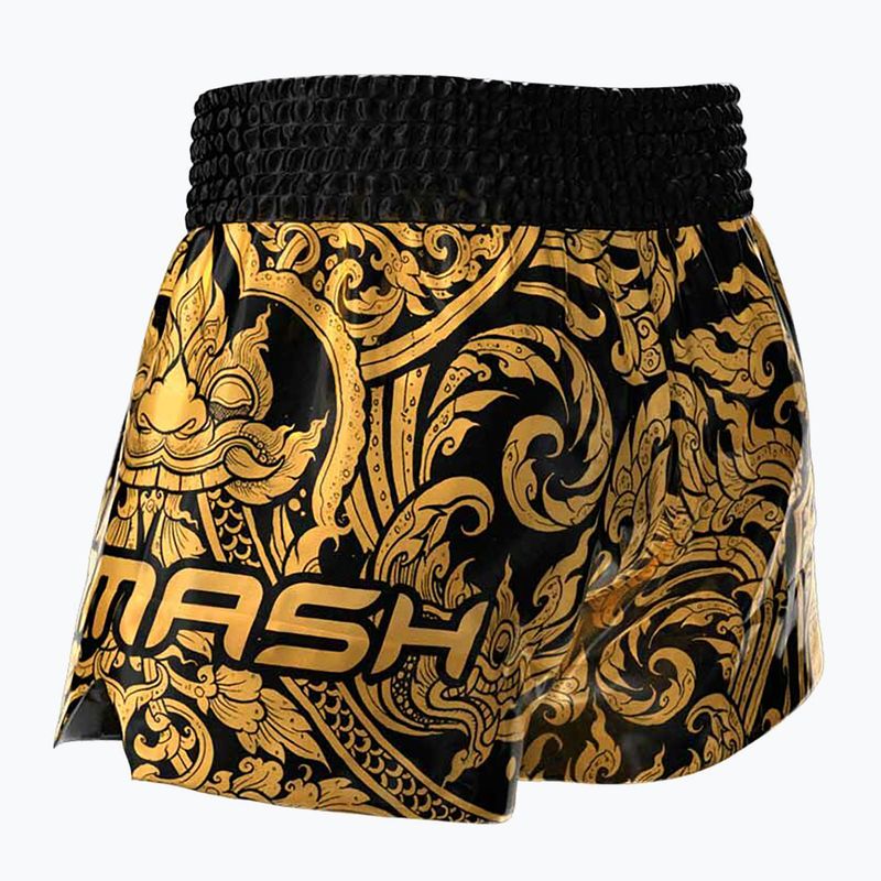 SMMASH Muay Thai Story 2.0 men's training shorts gold SHC5-012 5