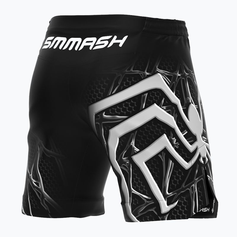 SMMASH Venomous men's training shorts black and white SHC4-019 6