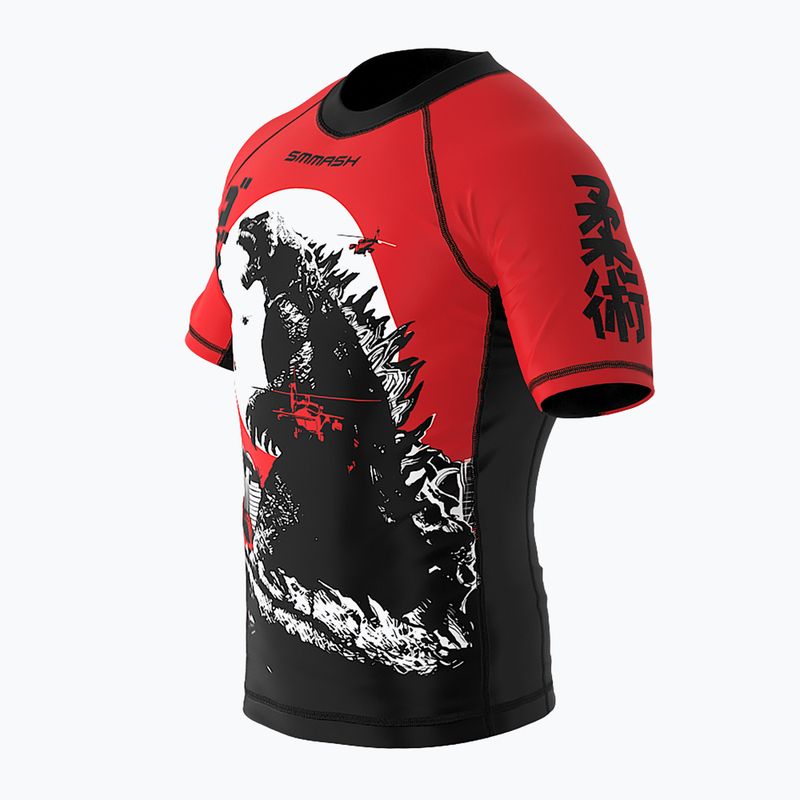 SMMASH Zilla men's rashguard red RSO2 3