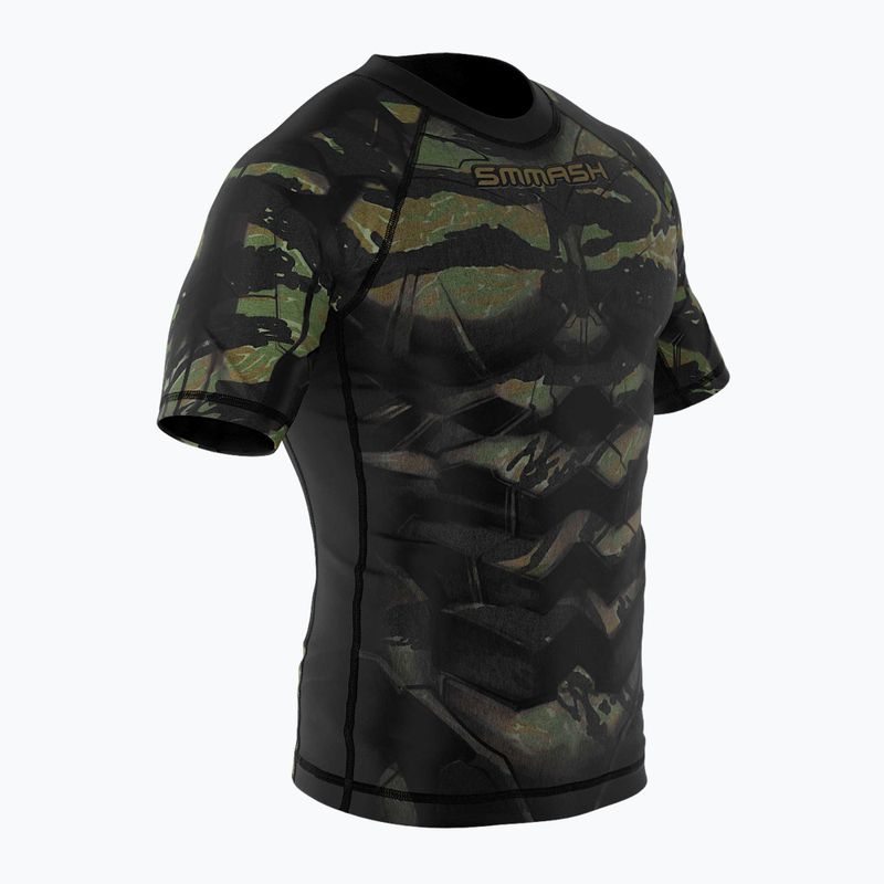 SMMASH Tiger Armour men's Rashguard green RSO2 3