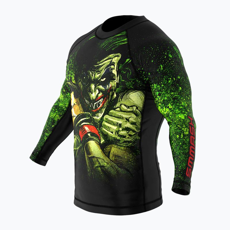 SMMASH The Choker green RSO3 men's longsleeve rashguard 3