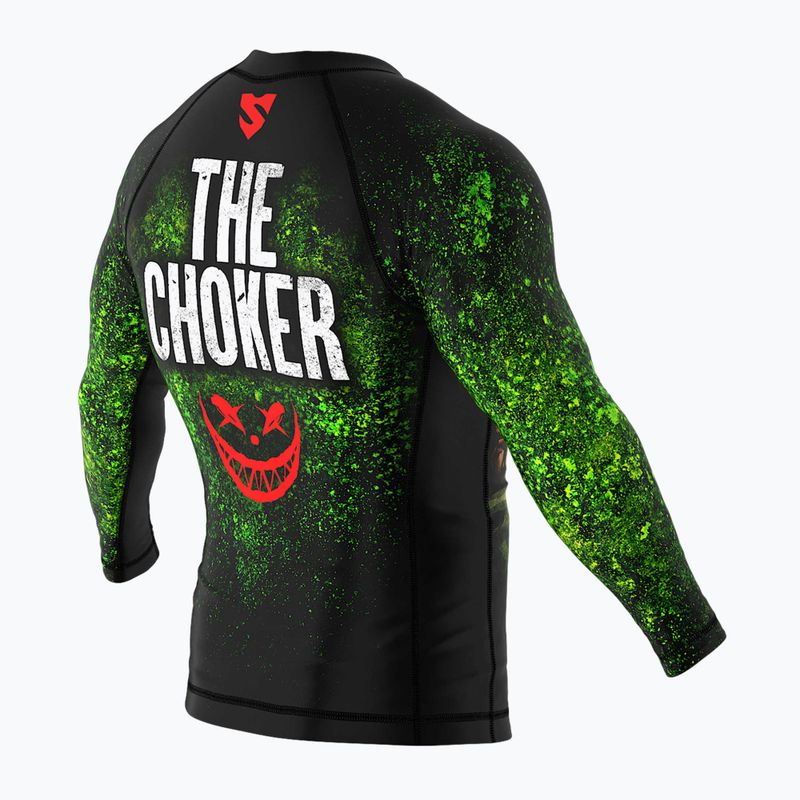 SMMASH The Choker green RSO3 men's longsleeve rashguard 5