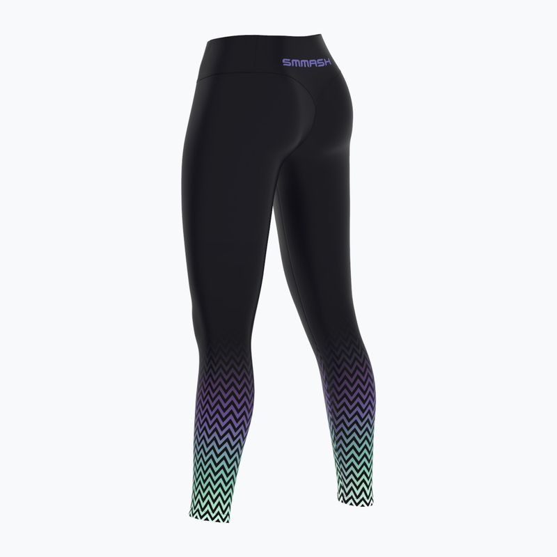 Women's training leggings SMMASH Magnetic 3D Highwaist black LSO11-002 3
