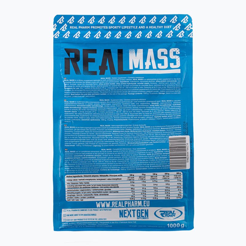 Real Pharm Gainer Real Mass 1kg caramel 700230 2