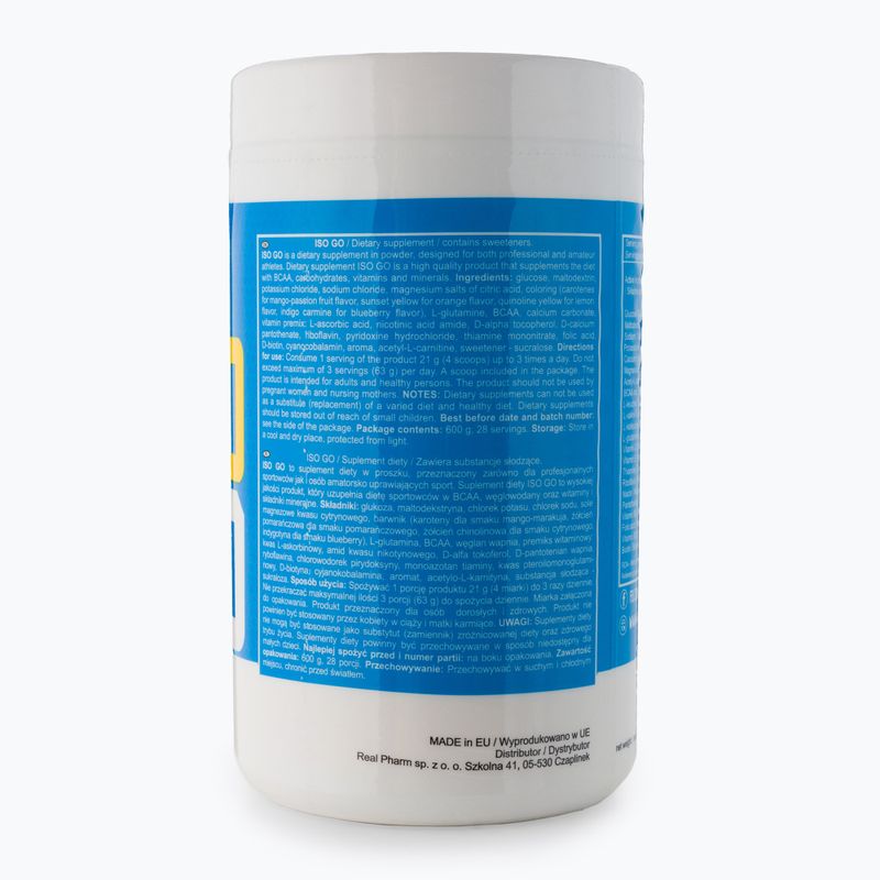 ISO GO Real Pharm amino acids 600g orange 701169 3