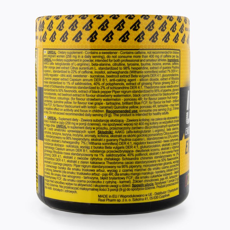 Pre-workout Real Pharm Unreal 360g blackcurrant 701510 2