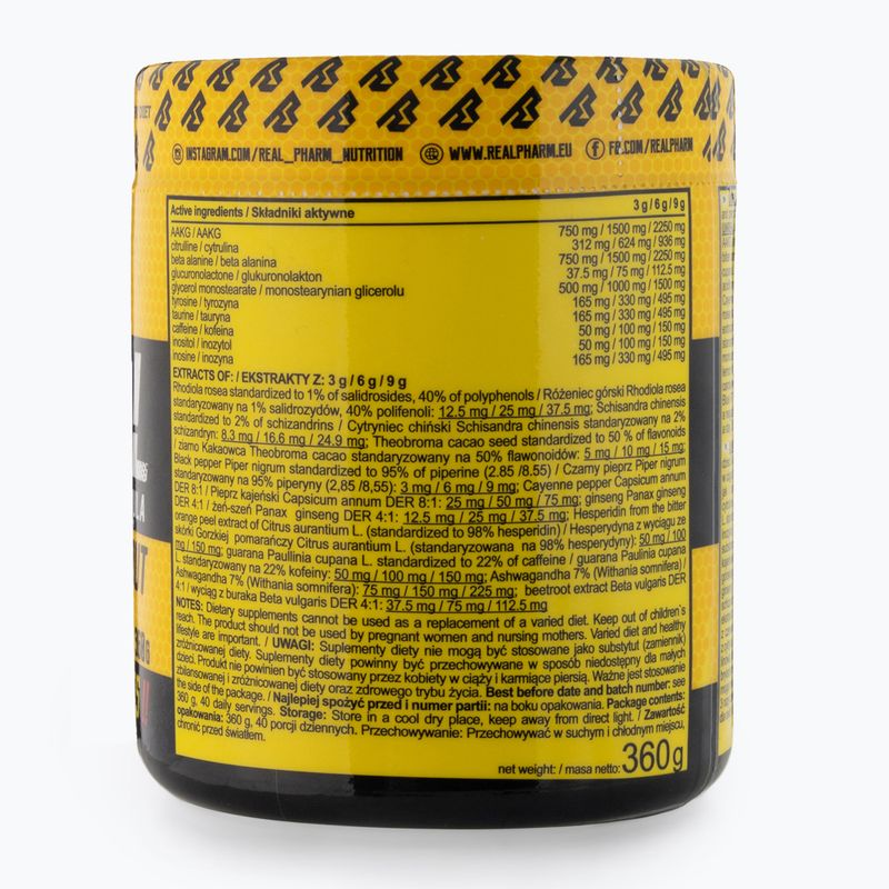 Pre-workout Real Pharm Unreal 360g blackcurrant 701510 3