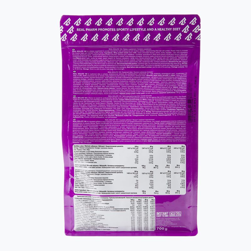 Whey Real Pharm Real Isolate 700g millionaire's cake 706546 2