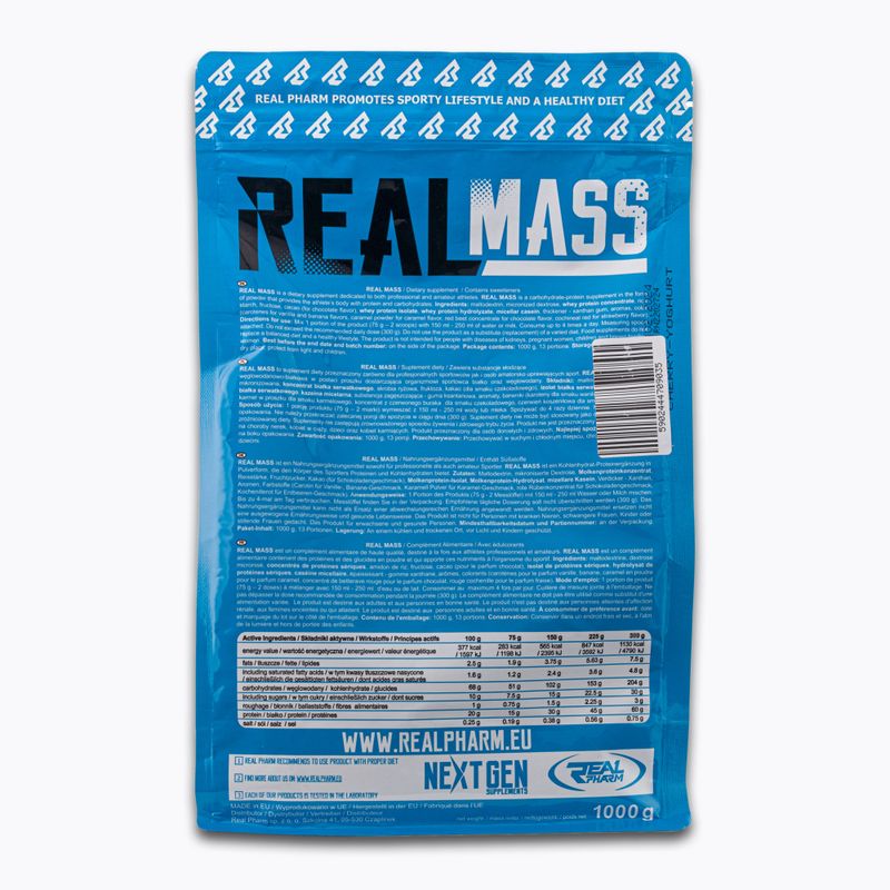 Gainer Real Pharm Real Mass 1kg cherry yoghurt 709035 2