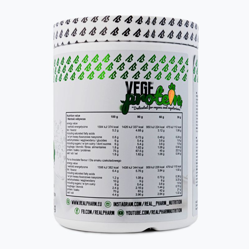 Real Pharm Vege Protein 600g salted caramel 709103 2