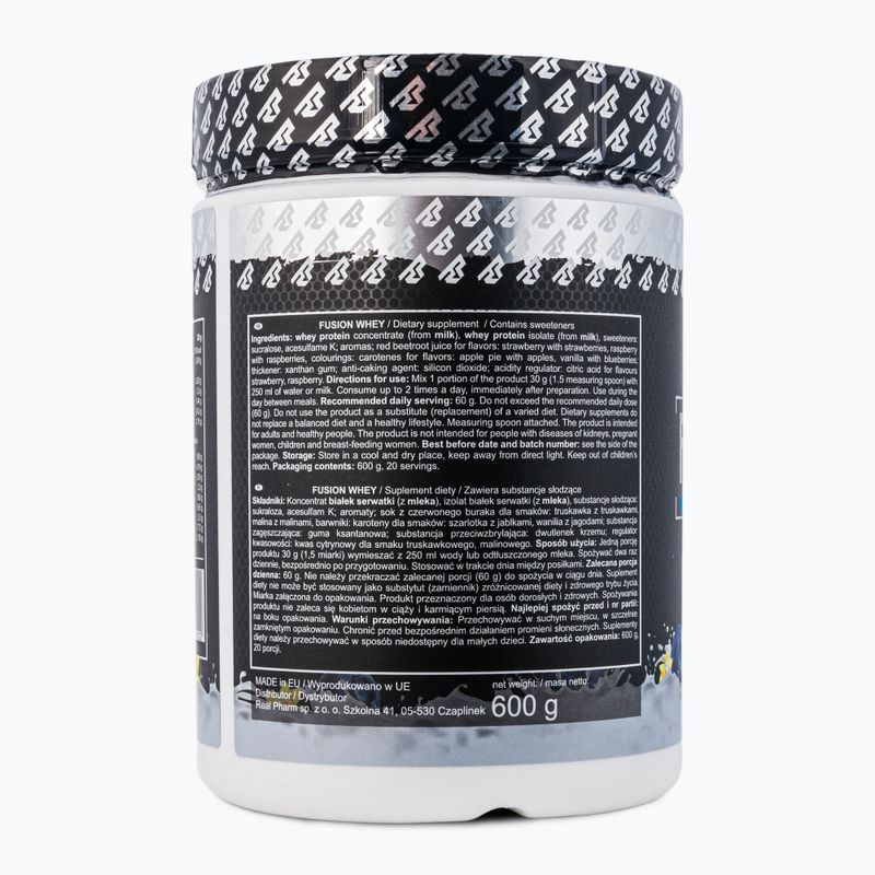 Whey Real Pharm Fusion 600g vanilla-berry 709202 3